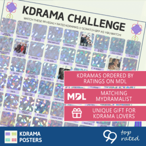 49 Top Rated Kdrama Challenge Scratch-Off Poster Tracker